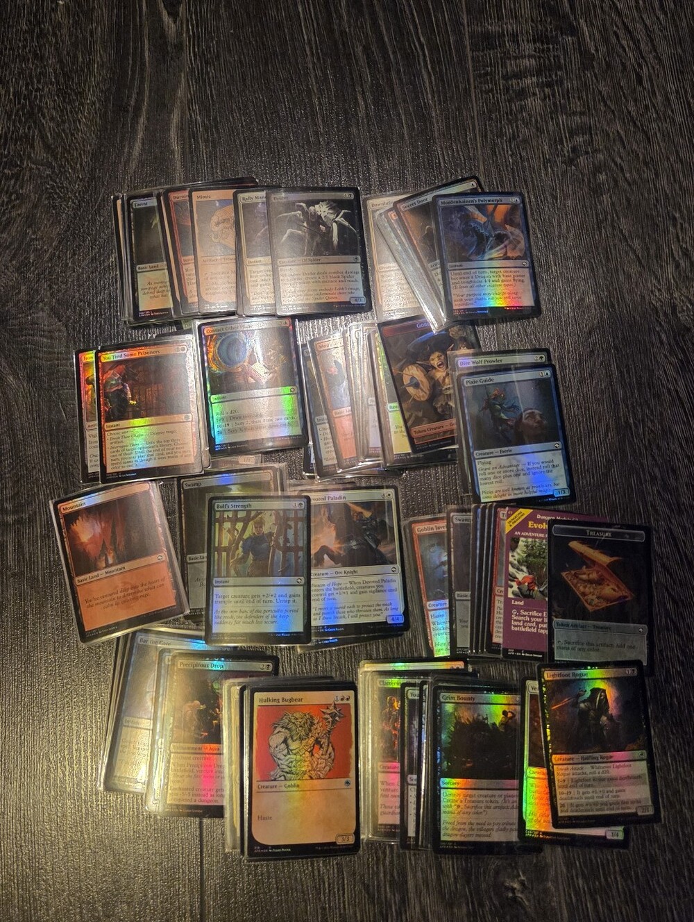 💫 Magic: The Gathering Foil Card & Normal Lot of 100 Cards Near Mint + Sleeved